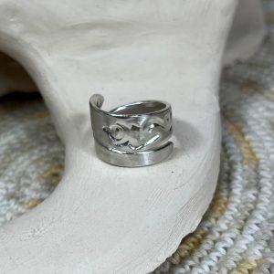 Anillo Tara de plata con mantra joya de vinculación Joya Ritual