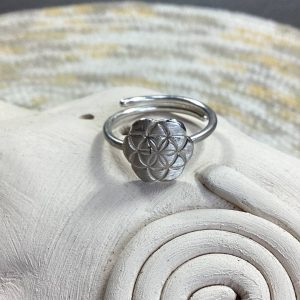anillo ajustable semilla de la vida