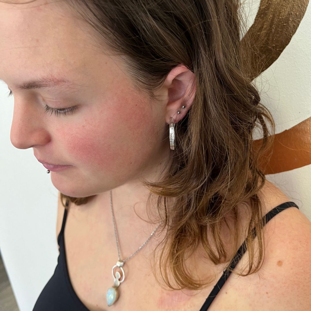 pendientes aros plata ME HABLO CON AMOR (6)