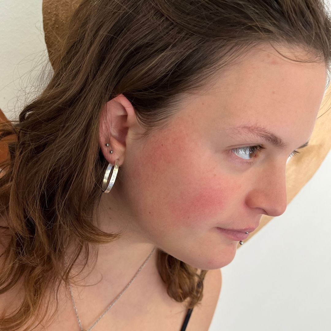 pendientes aros plata ME HABLO CON AMOR (7)