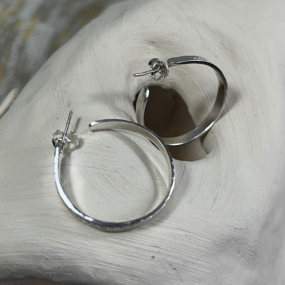 pendientes plata ME HABLO CON AMOR