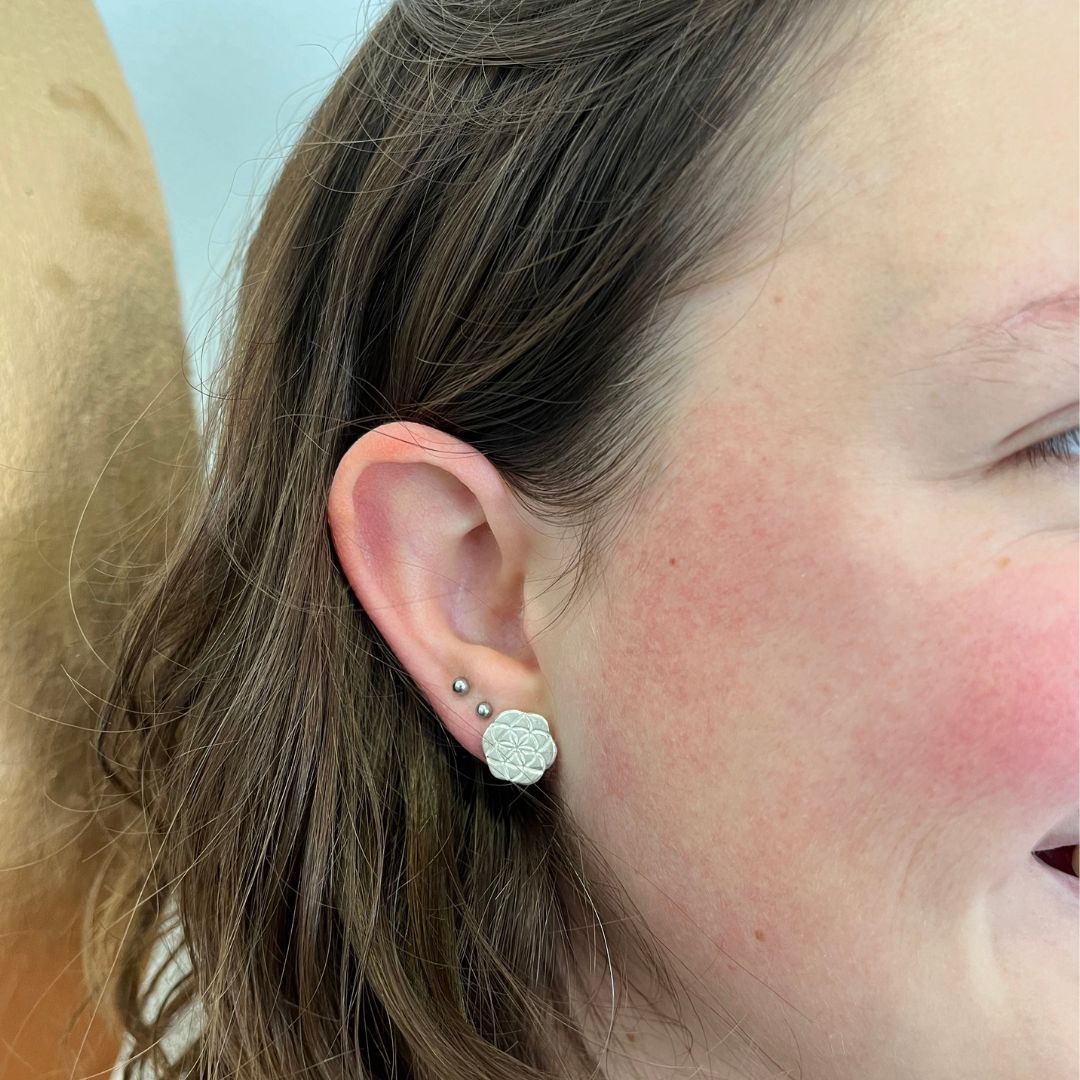pendientes plata SEMILLA DE LA VIDA