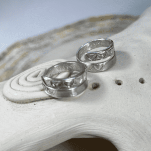 Pack regalo Dúo Ho’oponopono con dos anillos de plata joya de vinculación Joya Ritual